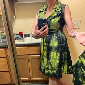 Unique Jacket Dress with Crop Jacket